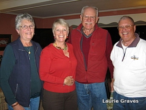 Pearl Ames, Lisa Jepson Wahlstrom, George Ames, and Billy Wing